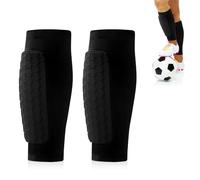 Riisoyu 1 Paire de Protège-Tibias de Football, Protège Tibia Foot Enfants et Adultes Manchon de Protection des Mollets protège pour Hommes Femmes et JeunesSport Football (m)