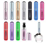 Riisoyu 10 Pièces Bouteille Vaporisateur de Parfum de Voyage, 5ml Mini Portable Voyage Atomiseur Bouteille Vaporisateur pour les Déplacements, les Voyages, les Sorties, les Sacs à Main