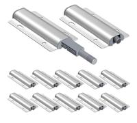 Riisoyu 12 Pièces Push to Open Poussoir Porte Placard, loquets de porte magnétiques à libération tactile pour placard Push to Open pour La Porte de L'armoire, Tiroir, Meuble et Placard