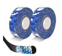 Riisoyu 2 Rouleaux Ruban de Hockey, Adhésif Ruban de Bâton Hockey sur Glace Antidérapant Grip Tape Grips Stick Tapes Anti-Dérapant Autocollant Bande Poignée Bandes en Tissu Adhésif pour Badminton Golf