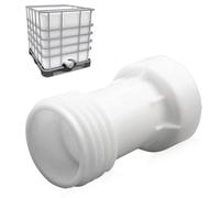 Riisoyu Accessoire de réservoir IBC, Adaptateur IBC S60 x 6 Filetage Grossier Filetage Grossier Droit S60 x 6 vers Filetage Grossier S60 x 6 IBC Rallonge entretoise Adaptateur pour conteneur