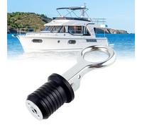 Riisoyu Acier Inoxydable 316 Bouchon de Vidange de Bateau, pour Trou de Drainage 25 mm Bouchons de Vidange Marins en Caoutchouc Accessoires de pour Accessoire pour Bateau, Yacht et Kayak