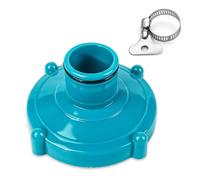 Riisoyu Adaptateur Tuyau Piscine, Pool Hose Adaptor Suction Hose Adapter Accessoires Piscine Aspirateur Piscine Convient Adaptateur Skimmer pour Connecter un Tuyau de Piscine de 32mm Bleu