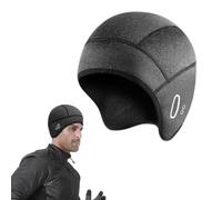 Riisoyu Bonnet de Cyclisme, Chaud Vent Respirant Polaire Calotte de Cyclisme Bonnet de vélo d'hiver avec Trou pour Lunettes pour Course Ski Moto Randonnée Homme Femme