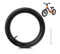 Riisoyu Chambre à air, 16x1.75/2.125 Chambre de Rechange Chambre à Air Brouette avec Valve droite Démonte-pneu, adapté aux poussettes trottinettes vélos de route et à la plupart des vélos pour enfants