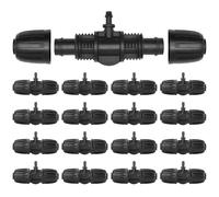Riisoyu Connecteur En 4/7 T Barbelé Pour Irrigation, Haute Qualité Universel Pour Tuyau PE Système D'irrigation De Jardin Pelouse Et Ferme Facile À Installer Résistant Et Durable.