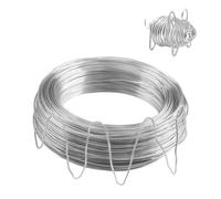 Riisoyu Fil de bricolage, 3 mm x 20 m, pour le bricolage, les bijoux, les pièces décoratives, les sculptures, la fabrication de couronnes, les bijoux, argent