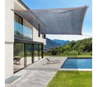 Riisoyu Filet D'Ombrage, 2x3m Voile d'ombrage Rectangulaire 80% Toile d'ombrage UV Tissu d'ombrage Voile D'ombrage avec œillets pour Protection Solaire pour Pergola Terrasse Plantes Serre Poulailler