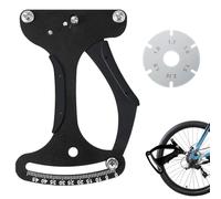 Riisoyu Jauge de Tension de Rayon de Vélo, Précis Outil de Calibrage d'Outil de Mètre de Tension de Rayon Haute qualité Outil de Réparation de Vélo de Jauge de Tensiomètre, Noir
