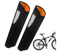 Riisoyu Lot de 2 Housse de Protection pour Batterie de Vélo Électrique, Standard Protection de Batterie de Vélo Électrique Convient pour un tour de tube de 32 à 40 cm protection de batterie de cadre