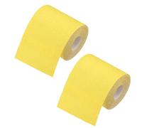 Riisoyu Lot de 2 Rouleau de Papier Abrasif, 93mm x 5m Papier de Verre Rectangulaire Grain 120 Papier a Poncer Toile Emeri Bande Abrasive pour le Bois, le Métal, la Peinture, le Plâtre