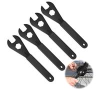 Riisoyu Lot de 4 clés coniques pour vélo - 13/14/15/16 mm - Durable - Multifonction - En acier au carbone - Clé à cliquet - Clé de réparation de vélo