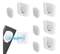 Riisoyu Lot de 4 Porte-télécommande magnétique, Support mural magnétique pour télécommande Supports de Télécommande Magnétiques pour Le Stockage de Fournitures Scolaires de Bureau à Domicile