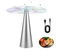 Riisoyu Mouches et Moustiques Repoussent, Mosquito Repellent Fan avec Lames Réfléchissantes Portable USB Rechargeable Silent pour Pique-Nique Et Barbecue Terrasses Restaurants Extérieur et Intérieur