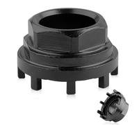 Riisoyu Outil de Pédalier Vélo à 8 Dents, Clé de Verrouillage pour Pédalier avec Anneau de Fermeture Clé pour axe de pédale clé pour pédale octogonal Outil de Démontage et Entretien de Vélo
