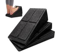 Riisoyu Planche inclinée, Lot de 3 Slant Board Réglable Cales Protection Genoux Pliable Squat Wedge Block pour étirement Jambes Mollets l'accessoire parfait pour le yoga, le fitness et l'exercice