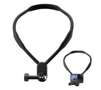 Riisoyu POV Support Tour de Cou, Support de Cou Flexible Support de Cou avec Support POV Multi-Angle Réglable avec Multi-Angle Réglable Branchement et Utilisation Faciles pour Série Insta360
