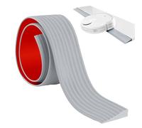 Riisoyu rampe de seuil de porte en silicone, 100 x 5,5 x 1,6 cm Rampe En Caoutchouc De Trottoir Profilé de transition autocollant Rampe de seuil de porte PVC pour fauteuil roulant poussette