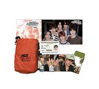 RIIZE - 1st Mini Album [RIIZING : Epilogue] (Travel Bag Ver. - RIIZE ORANGE Ver.) Package Box + Travel Bag + Mini Photobook + Music NFC Card + Photocard + 3 Extra Photocards