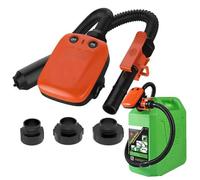 RIJPEX Pompe de Transfert d'huile Diesel, Pompe à Baril à Essence, Pompe de Transfert de Pompe à Carburant électrique Automatique Rechargeable, Batterie au Lithium intégrée