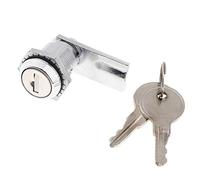 RiJpex serrures de tiroir, Serrure à Barillet, Serrure à Came à Disque en Alliage de Zinc avec Cylindre de 17 mm et Finition chromée, Accessoires de Bateau à clés identiques for Yacht