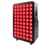 Rika Lampe de thérapie LED, 6 modes EMS différents, double puce Elite Grade 60 LED rouge infrarouge avec lumière proche infrarouge 660 nm 850 nm Panneau de luminothérapie haute puissance à la maison