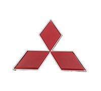 RIKCAT Auto Emblème du Logo Badge pour Mitsubishi L200 Double Cab, Capot Avant Arrière Emblème Autocollant Ornements Emblème Accessoires de Voiture,A-2