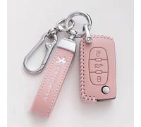 RIKCAT Auto Housse Étui en Cuir pour oque pour Peugeot 207 CC 2006-2015, Coque de e Voiture Porte-clés de Voiture Portable Cas Étui Coque e Protection Cover,D