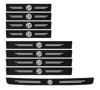 RIKCAT Protection Seuil de Porte de Voiture pour MG MG3, Autocollant de Seuil en Fibre de Carbone Anti-Rayure Plinthes pour Auto Pédale Accessoires Décoratif,9PCS