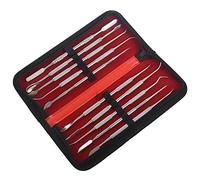 RIKEL 10pcs Argile en Acier Inoxydable modelisation Artisanat en ceramique Outils de Sculpture