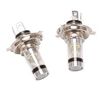 RIKEL 2 PièCes SéRies H4 9003 HB2 LED Ampoules de de Hi et Low Beam 6500K Blanc