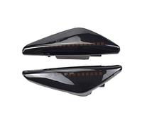 RIKEL 2 PièCes SéRies Voiture FuméE Dynamique LED Feu de Position LatéRal Clignotant pour X3 F25 X5 E70 X6 E71 E72 2008-2014