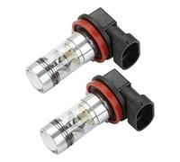 RIKEL 2X H8 H11 H16 6000K Blanc 100W Haute LED Ampoule de Conduite Antibrouillard DRL