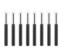 RIKEL 8 Pièces Éponge de Fond de Teint Pinceau à Poudre Éponge Bouffante de Maquillage avec Poignée Pinceau Anti-Cernes de Maquillage en Forme de Champignon pour Femmes Filles Installation Fac