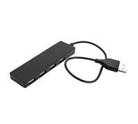 RIKEL Ultra Mince Hub USB 4 Ports USB 2.0 Hub Noir