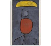 Rikin Liuff Avec Un Parapluie Par Paul Klee Affiche Art Mural Abstrait Paul Klee Impressions Sur Toile Peinture Esthétique Pour Salle de Bain Décoration Murale Photo 40x65cm Sans Cadre