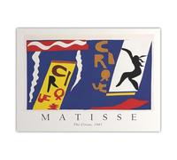 Rikin Liuff Célèbre art mural Henri Matisse Affiche et gravures du cirque Peinture abstraite sur toile pour chambre Décoration murale 40x55 cm sans cadre