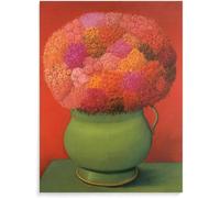 Rikin Liuff Fernando Botero Affiche Fleurs Nature Morte Art Mural Fernando Botero Impressions Fernando Botero Peinture Pour La Maison Décoration Murale Photo 40x65cm Sans Cadre