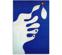 Rikin Liuff Hand Catching A Bird de Joan Miro Affiche Abstract Wall Art Joan Miro Gravures Tableau moderne sur toile Peinture surréaliste pour la décoration intérieure 40x55cm Sans cadre