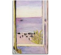 Rikin Liuff Henri Matisse Affiche Matisse Impressions Art Mural Abstrait《La Fenêtre Ouverte 3》Photo Henri Matisse Peinture Sur Toile Pour La Maison Décoration Murale 16x24in Non encadré