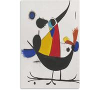 Rikin Liuff Sans titre par Joan Miro Affiche Abstract Art mural Joan Miro Gravures Tableau moderne sur toile Peinture surréaliste pour la maison 40x55cm Sans cadre
