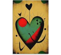 Rikin Liuff Sans titre par Joan Miro Affiche Abstract Art mural Joan Miro Gravures Tableau moderne sur toile Peinture surréaliste pour la maison 40x55cm Sans cadre
