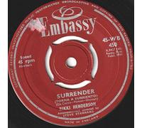 Rikki Henderson - Surrender (Torna A Surriento) / Runaway - Rikki Henderson 7" 45
