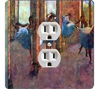 Rikki Knight 3368 Outlet Edgar Degas Art Dancers In The Foyer Design Outlet Plate