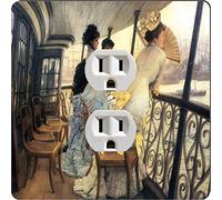 Rikki Knight 3691 Outlet James Tissot Art The Gallery of The H.M.S. Calcutta Design Outlet Plate