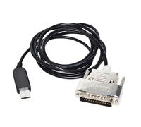 RIKYJIC Câble adaptateur USB vers DB25 mâle pour imprimantes série Epson TM série RS232 (1,8 mètre)