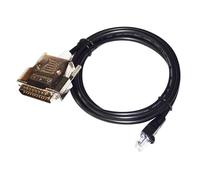 RIKYJIC Câble de communication RJ45 mâle vers DB25 25 broches mâle RS232 pour terminal intelligent FANUC NC616 et machines-outils CNC (1,8 m)