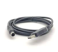 RIKYJIC FT232RL Câble USB mâle vers mini DIN mâle 6 broches à tête ronde pour communication Schneider Sepam RS232 (1,8 m)