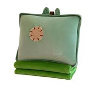 Rikyo Ensemble Couverture et Oreiller de Voyage en Peluche de 15" Fruits, Ensemble 3 en 1 avec Oreiller de Câlins en Peluche et Couverture Chauffante pour les Mains, Idéal pour les Enfants, Cadeau de