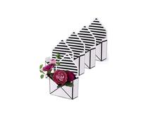 Rikyo Lot de 5 boîtes de fleurs blanches avec enveloppes